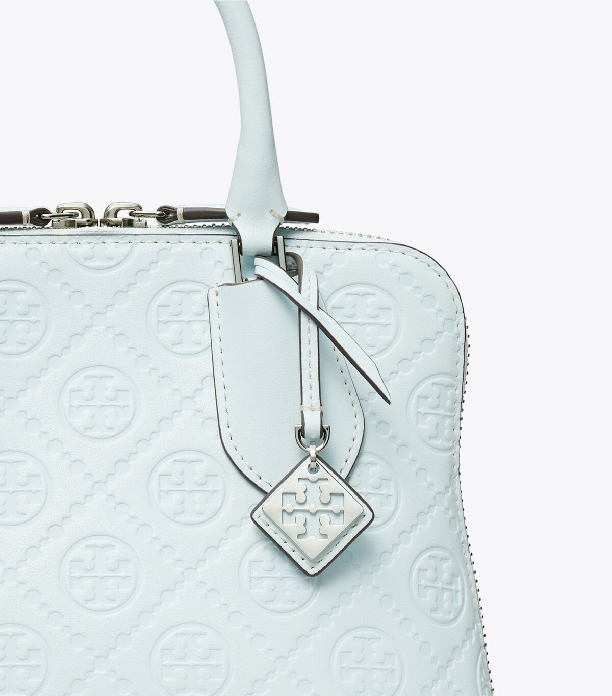 tory burch mini t monogram leather swing satchel