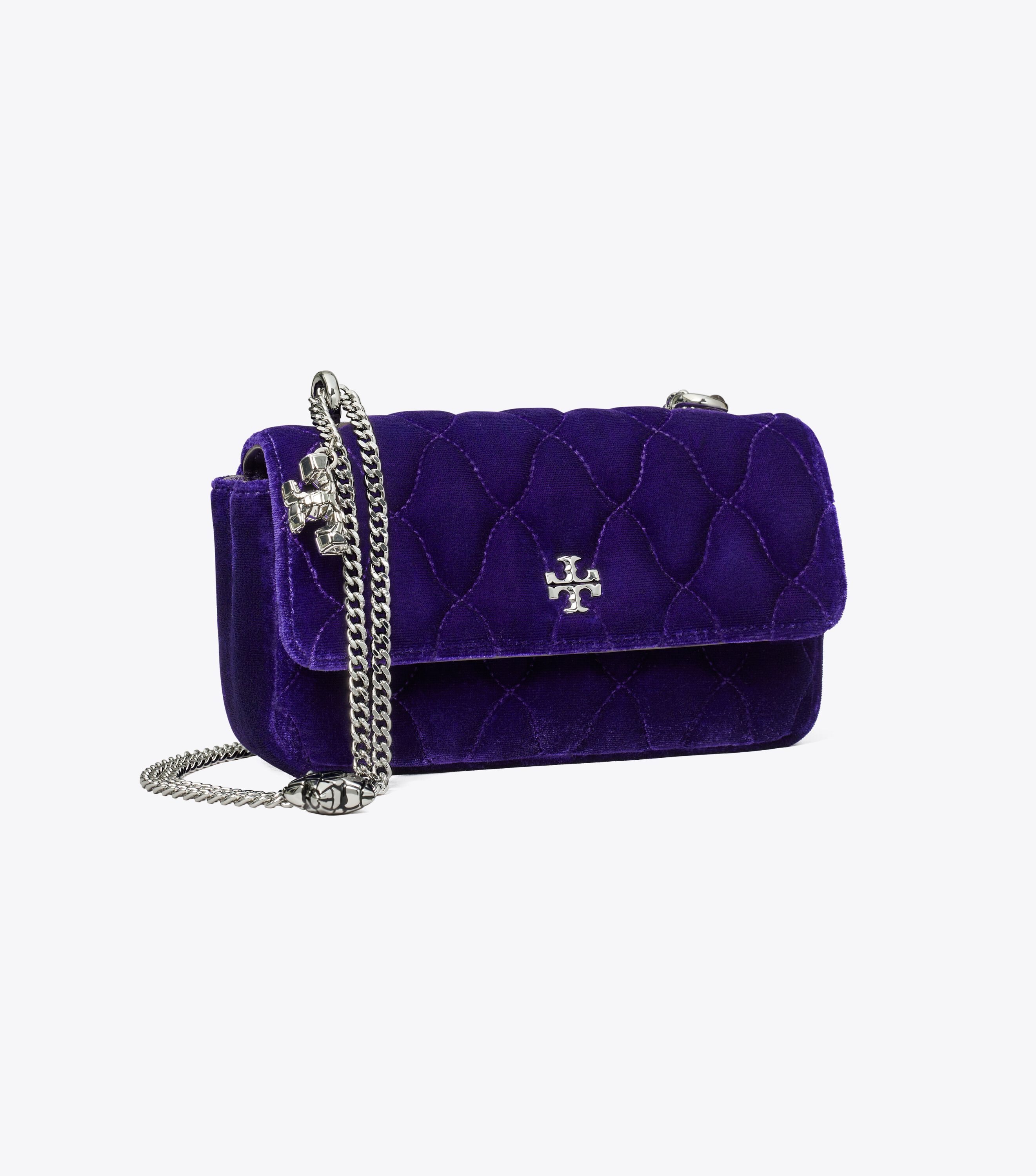 Tory Burch Kira Velvet Mini Flap Bag Tory Burch UAE
