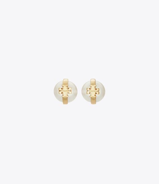 tory burch moondance pearl stud earrings