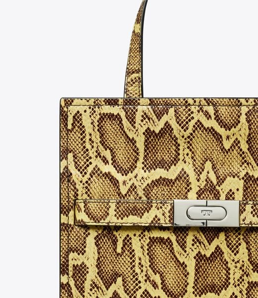 tory burch small lee radziwill embossed shopper