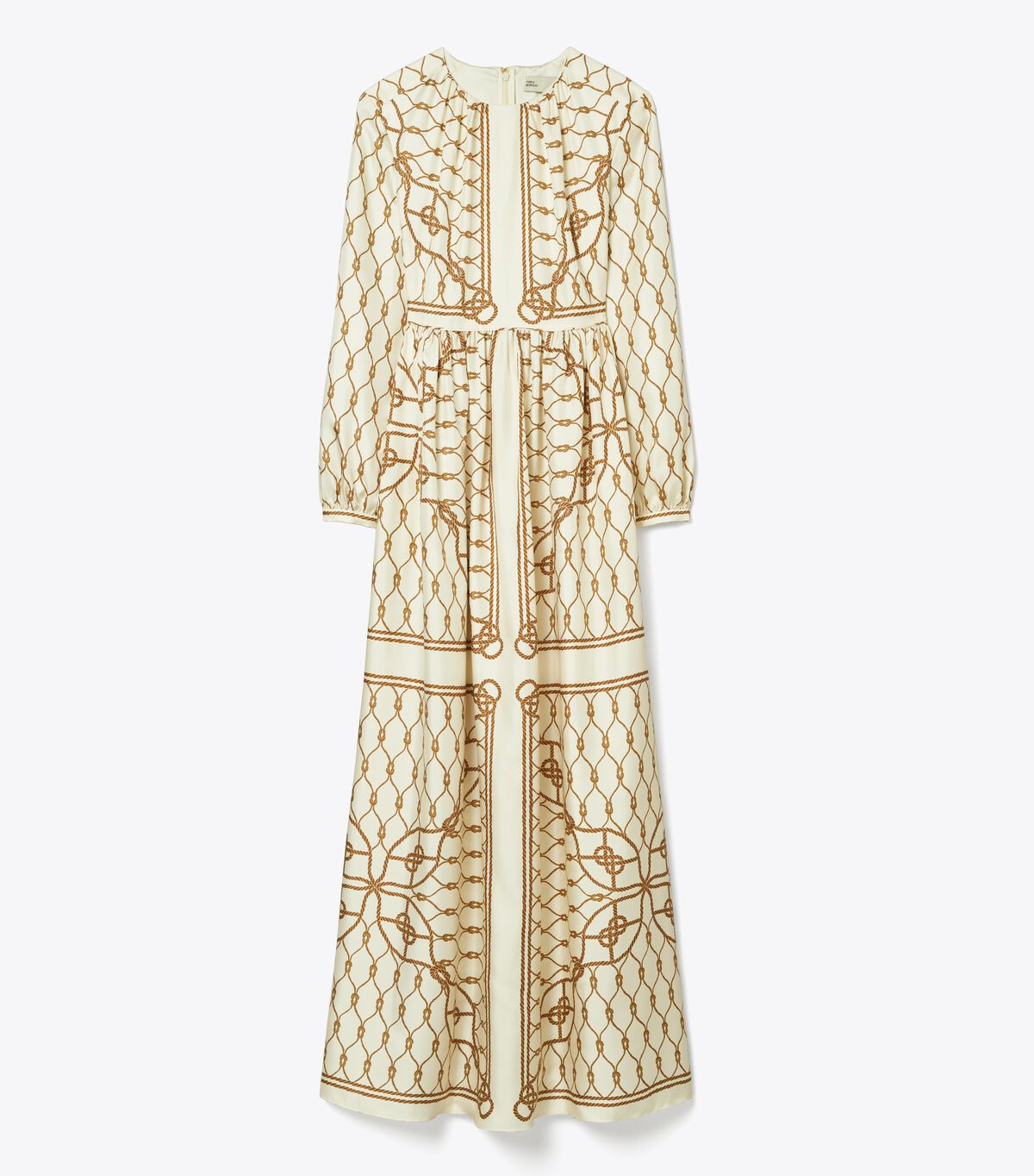 tory burch silk printed dress