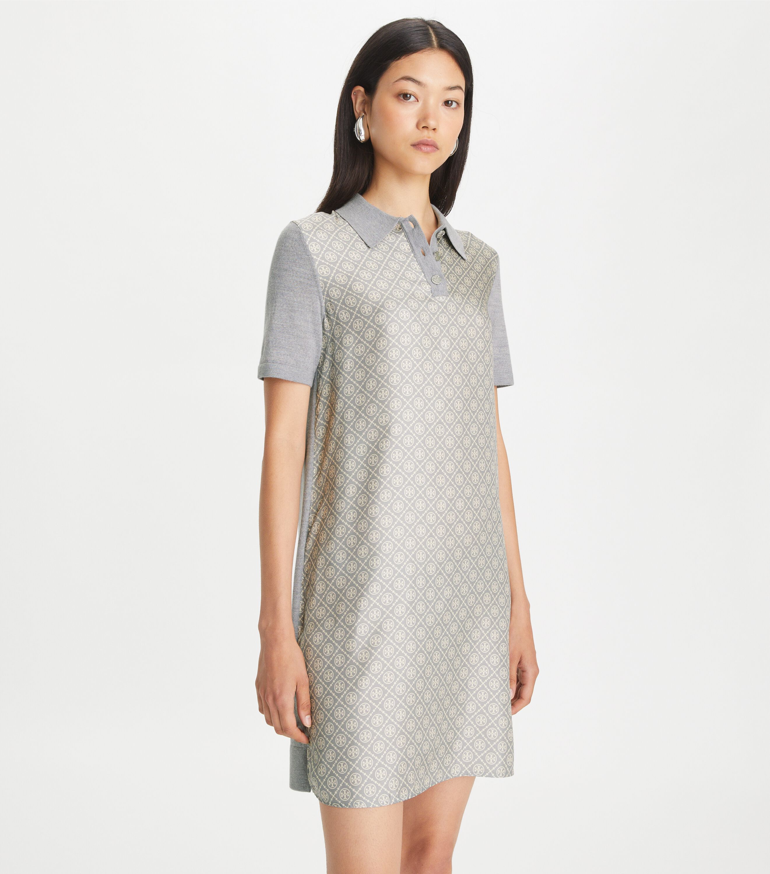 Tory burch silk front sweater dress on sale