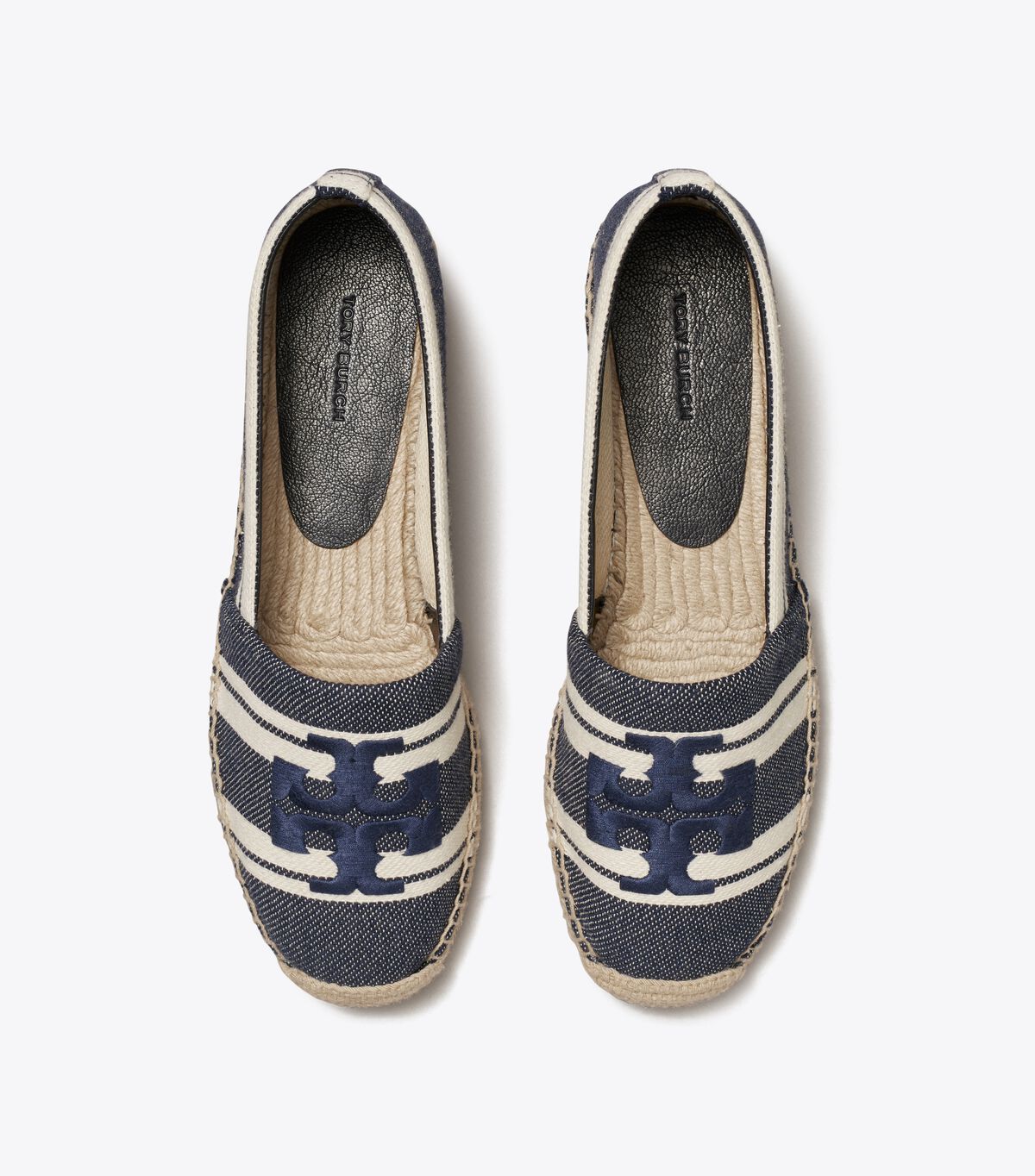 tory burch double t jacquard espadrille