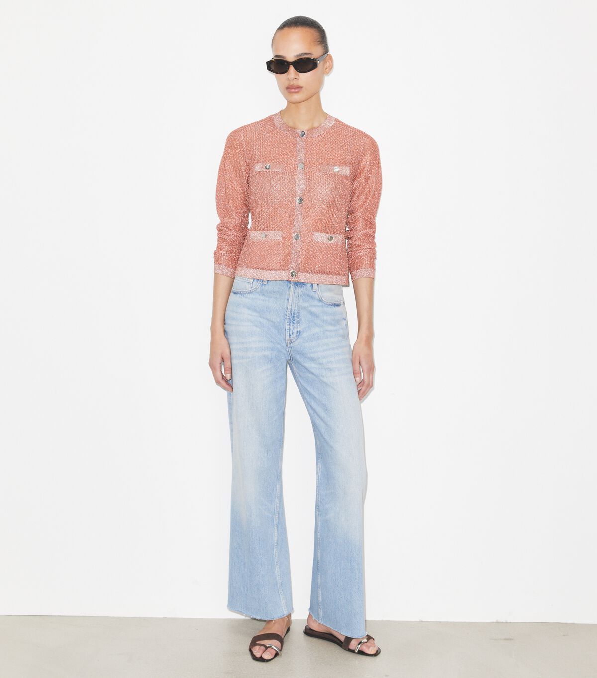 tory burch kendra mesh cardigan