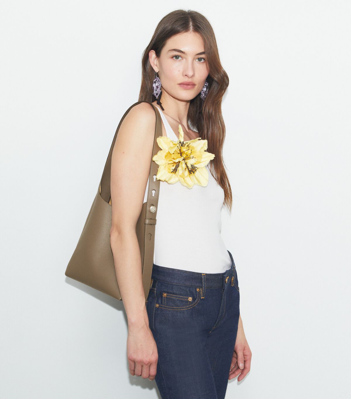 tory burch small romy hobo bag