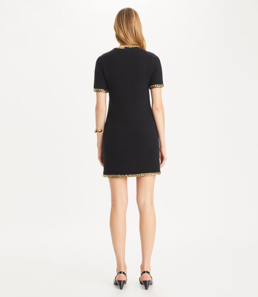 tory burch chain wool dress