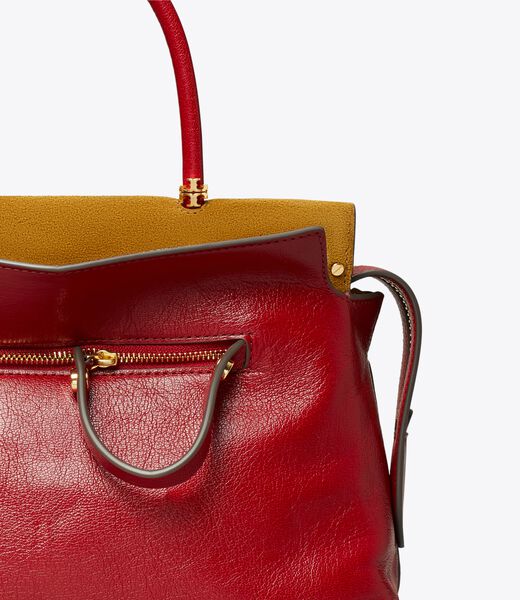 tory burch mercer textured satchel