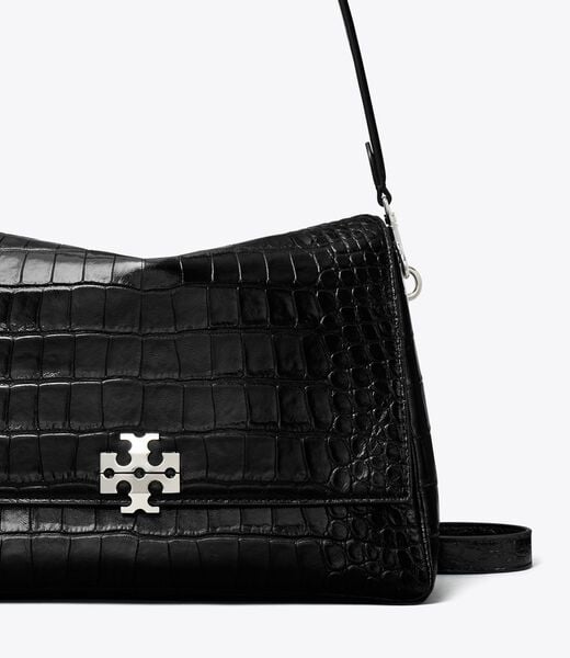 حقيبة كتف تشارلي منقوش عليها جلد التمساح tory burch حقيبة كتف تشارلي منقوش عليها جلد التمساح