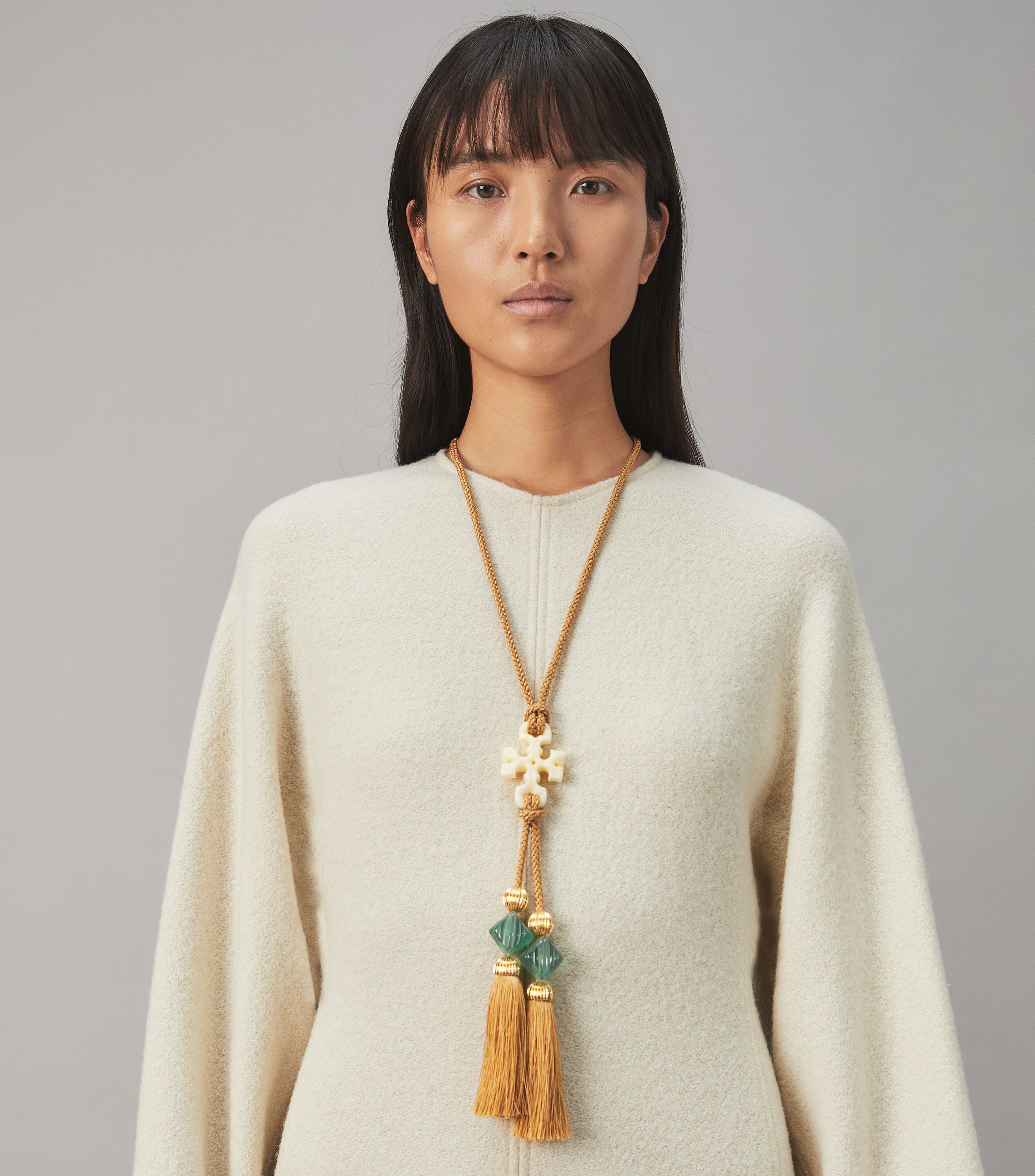 Large deals tassel necklace