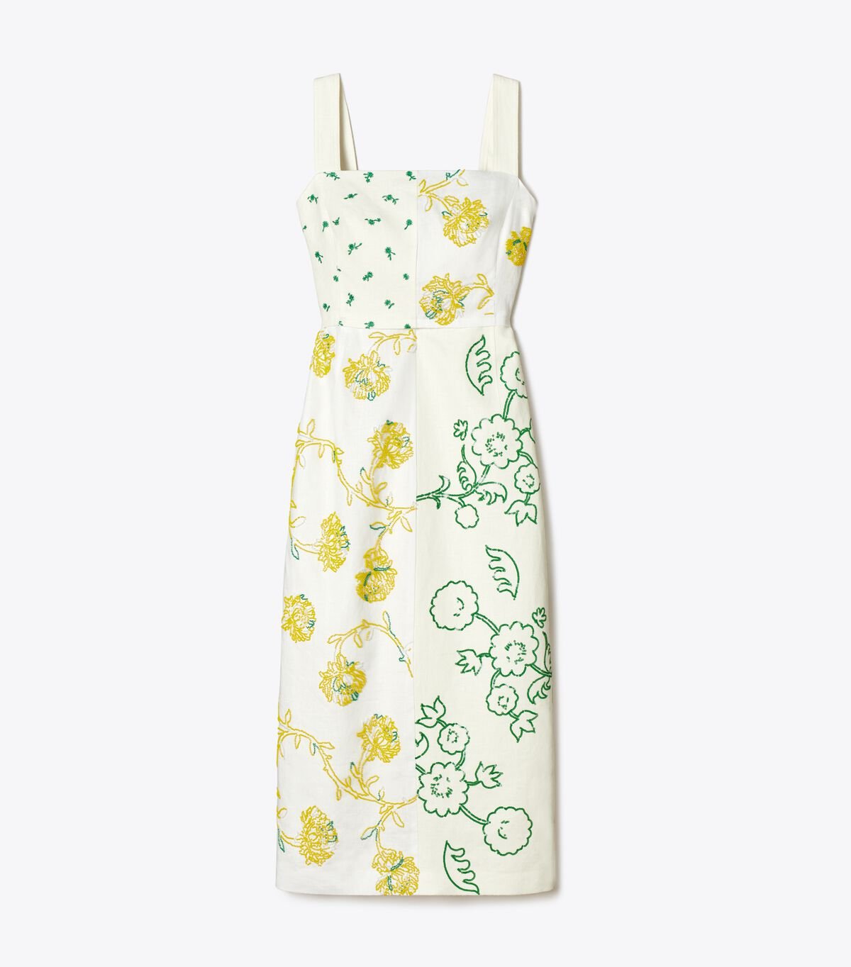 Embellished Patchwork Dress