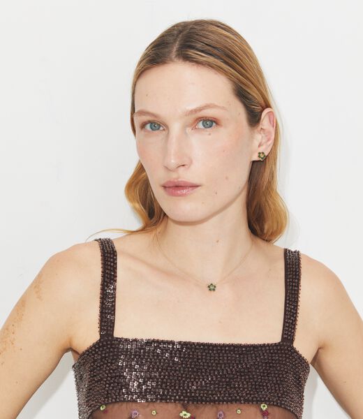 tory burch forget me not enamel stud earrings