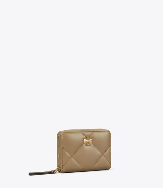 tory burch small kira diamond quilt zip around wallet