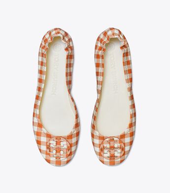Minnie Travel Ballet Flat, Printed Leather
