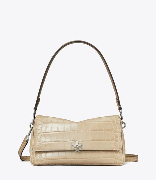 tory burch small charlie croc embossed shoulder bag
