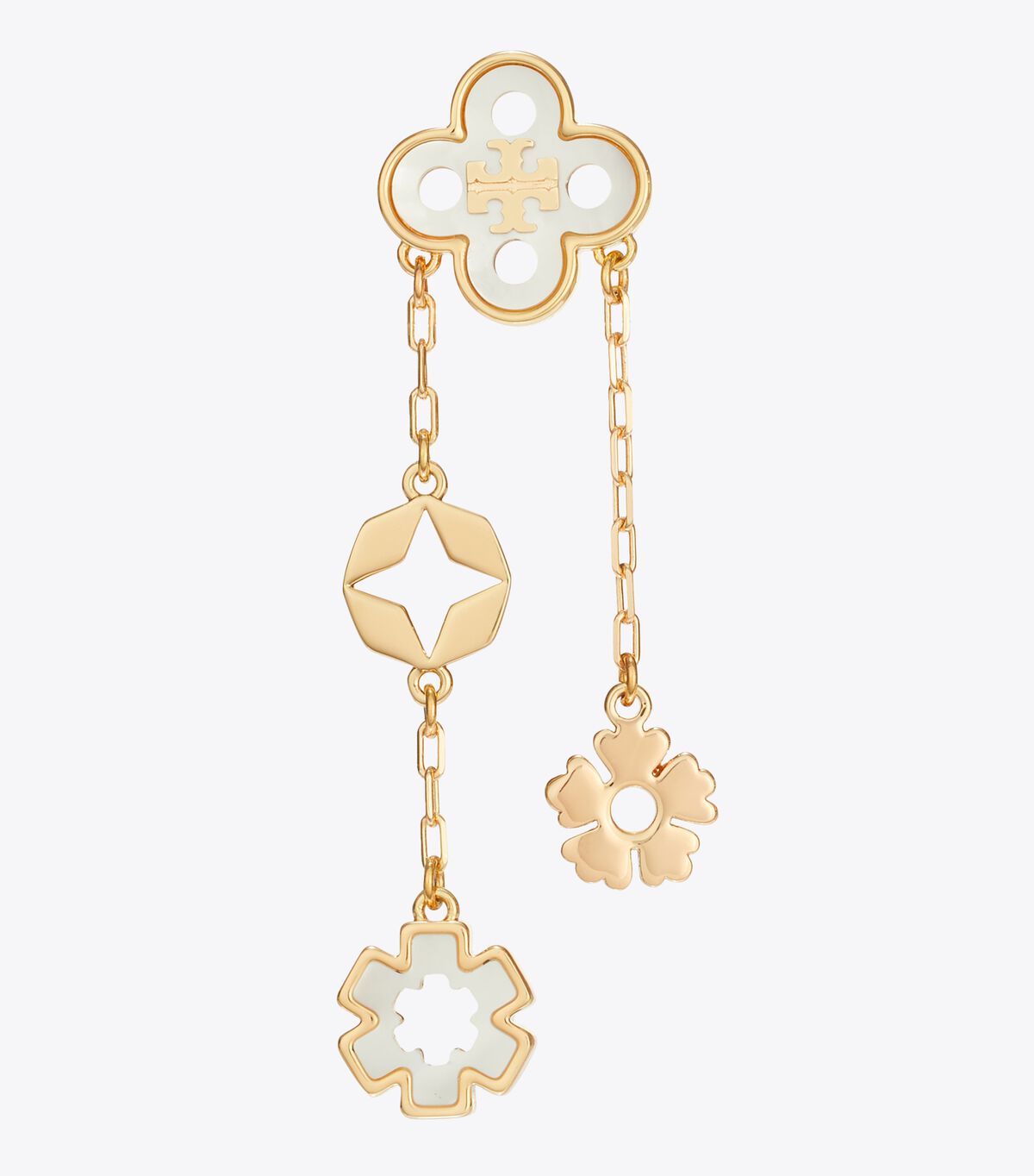 tory burch forget me not linear earrings
