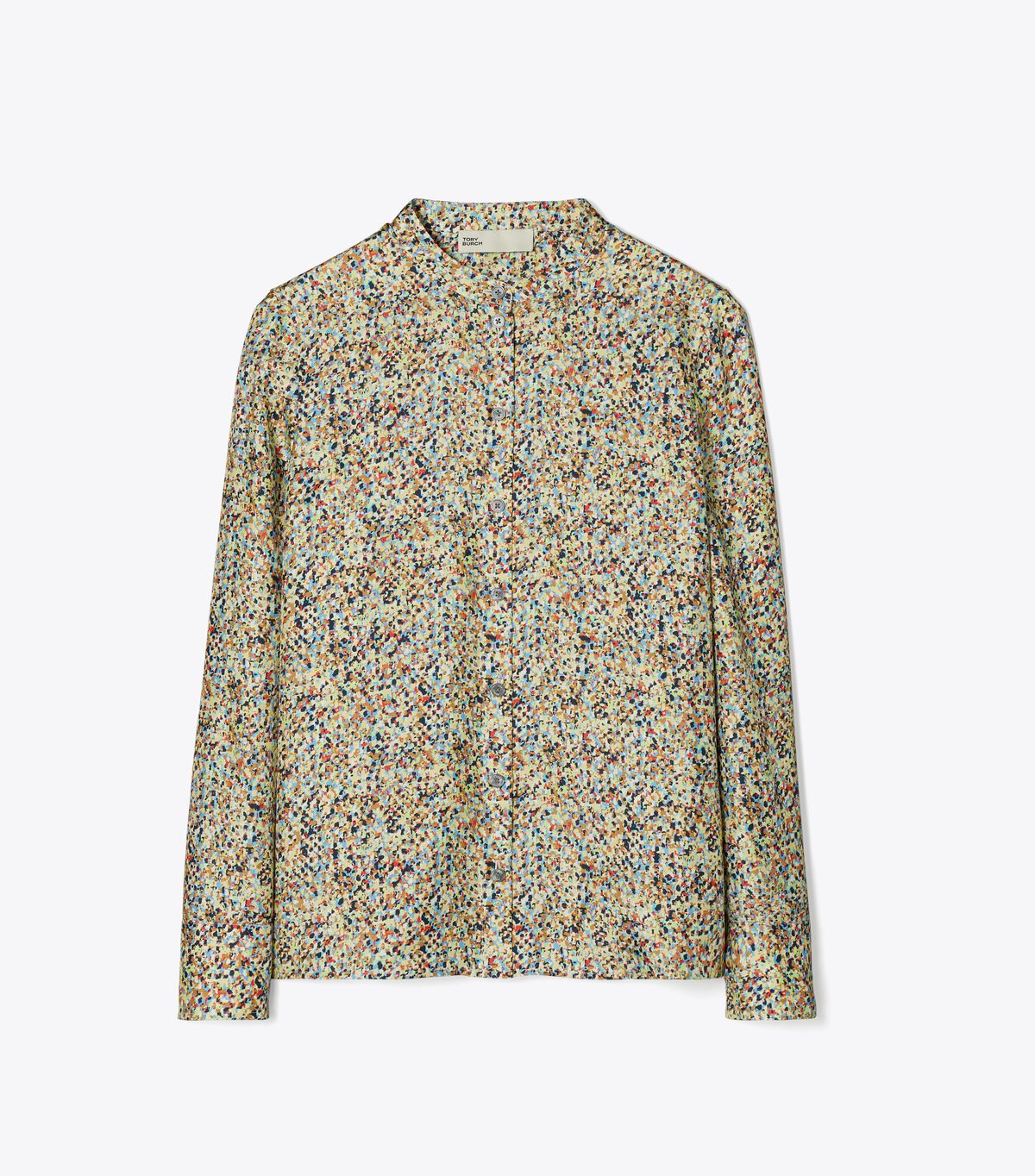Printed Silk Twill Blouse