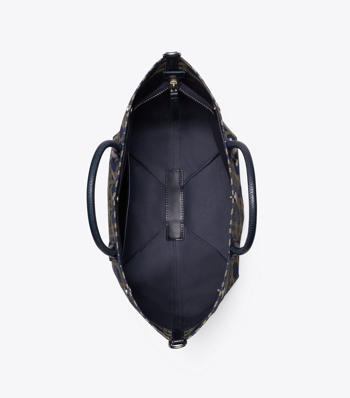 tory burch small canvas basketweave tote bag