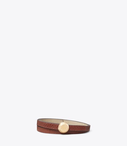 tory burch romy croc embossed reversible belt