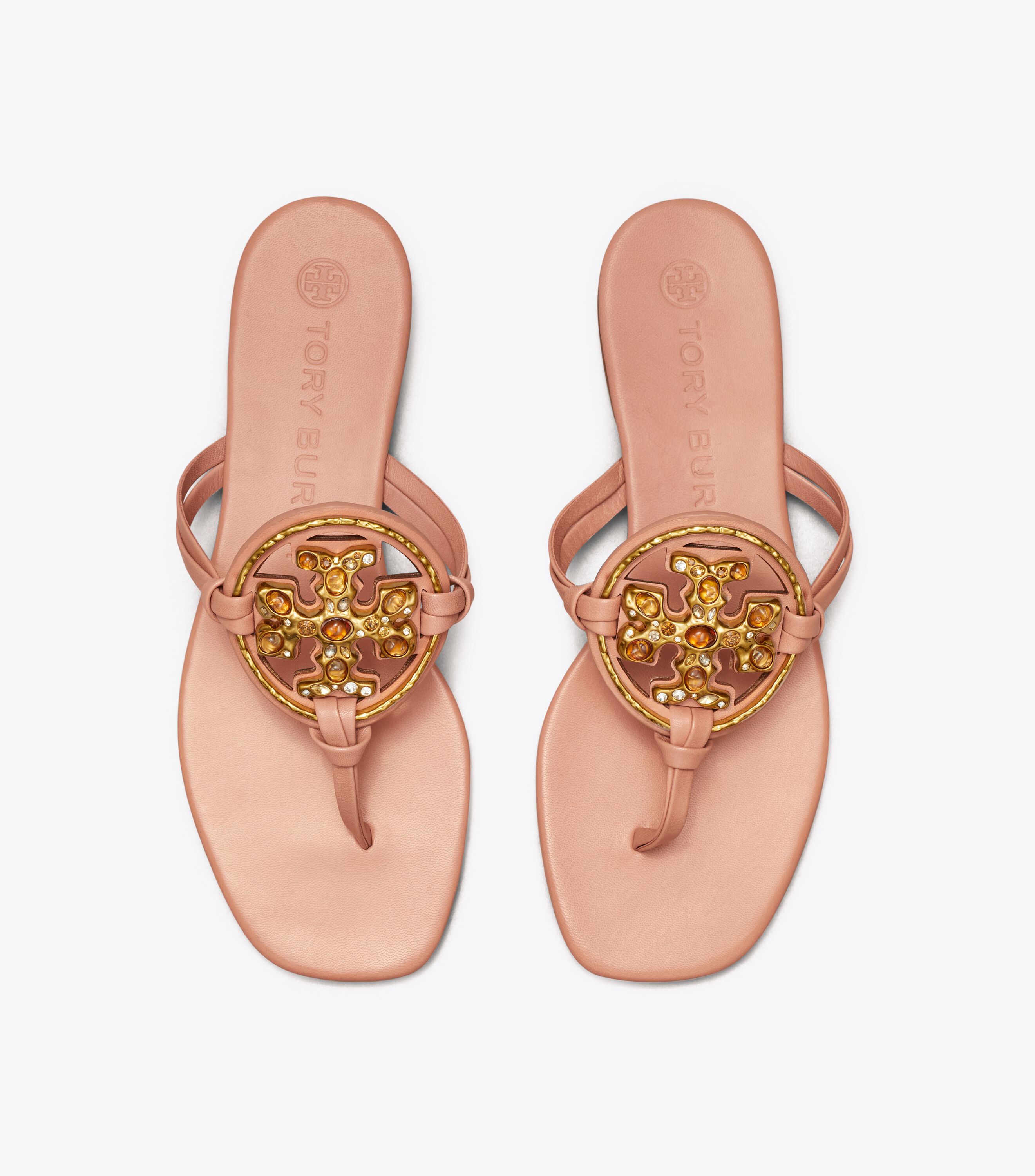 Tory burch jeweled sandals 2025
