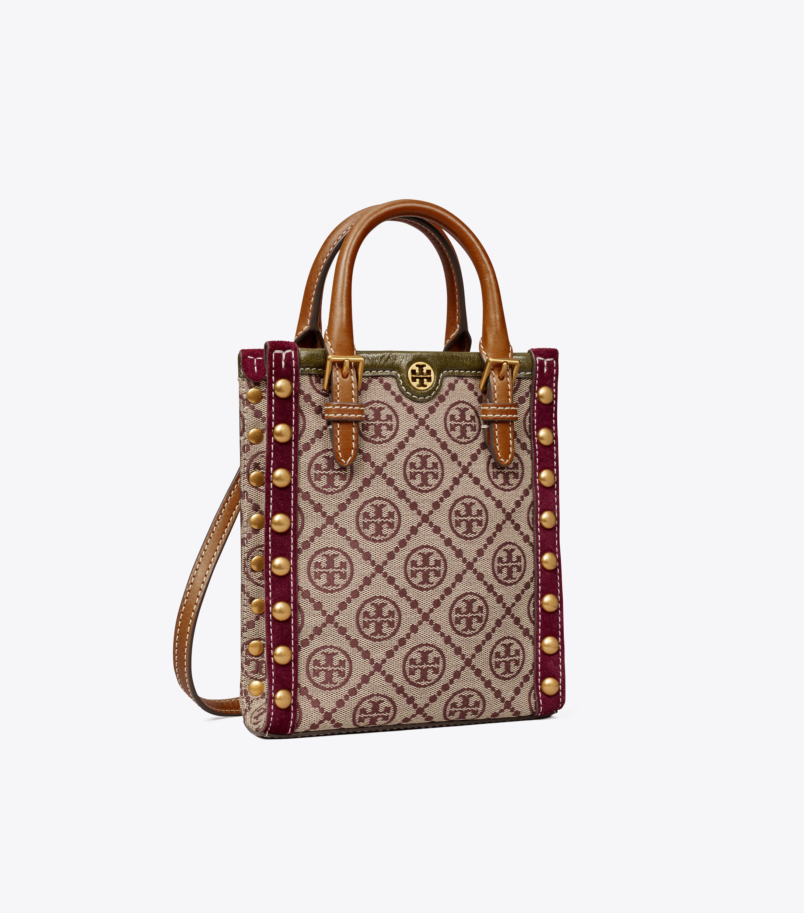 Tory burch studded tote new arrivals