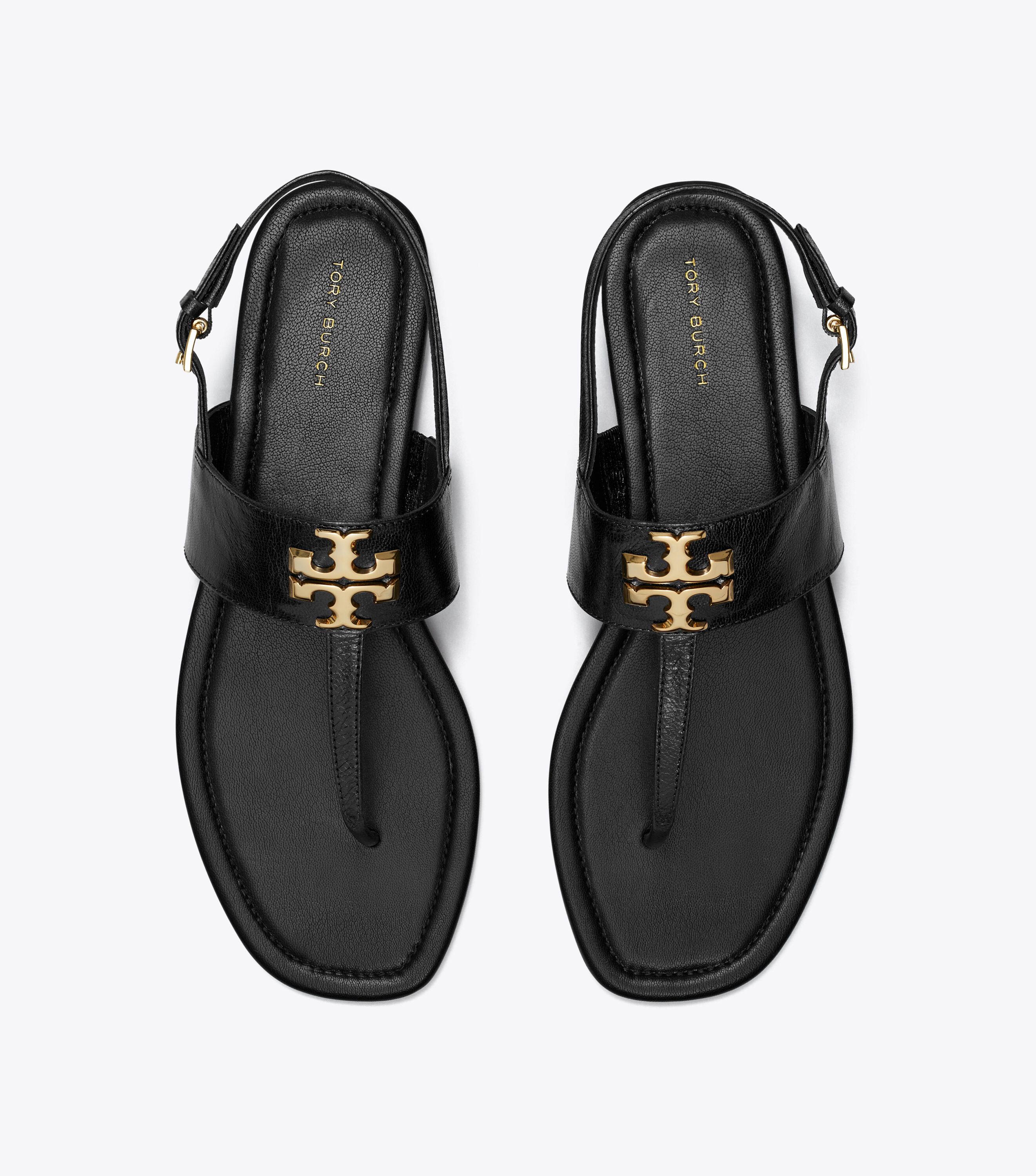 Eleanor T-Strap Sandal, Perfect Black | Tory Burch UAE