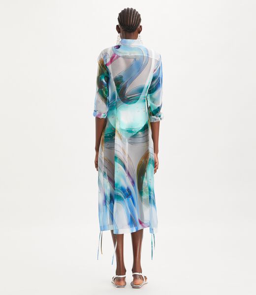 tory burch silk organza shirtdress