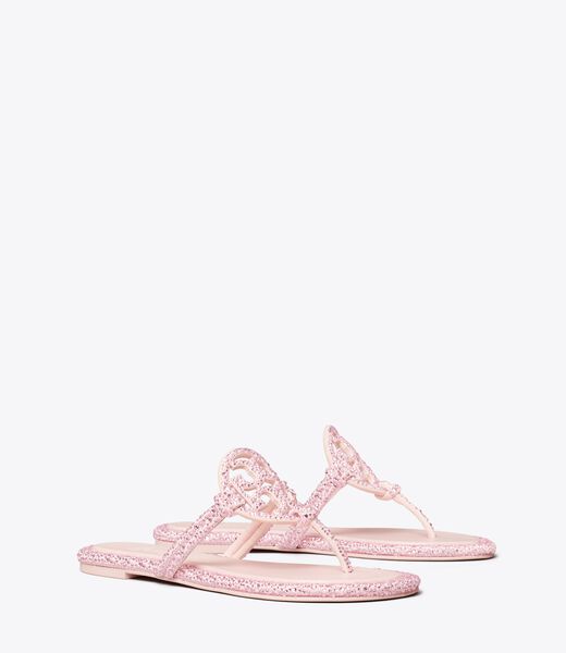 tory burch tb x bonbon miller knotted crystal sandal