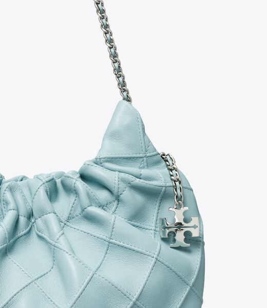 tory burch mini fleming soft hobo bag