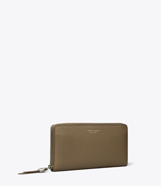 tory burch محفظة رومي بسحاب كونتيننتال