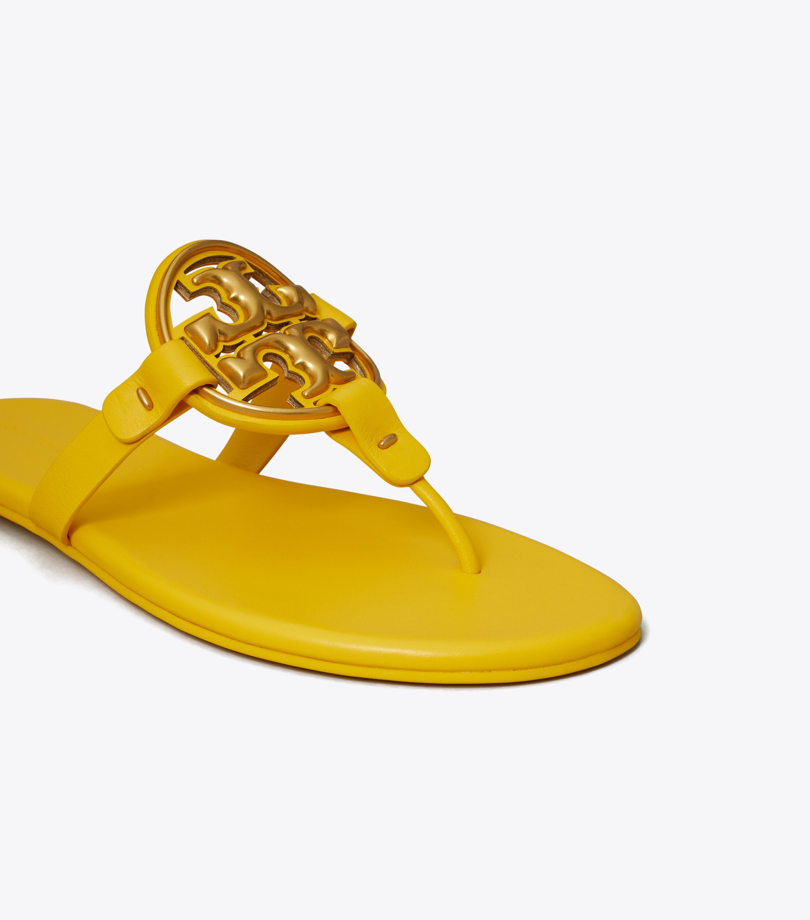 Tory Burch Miller Soft Metal Logo Sandal Tory Burch UAE