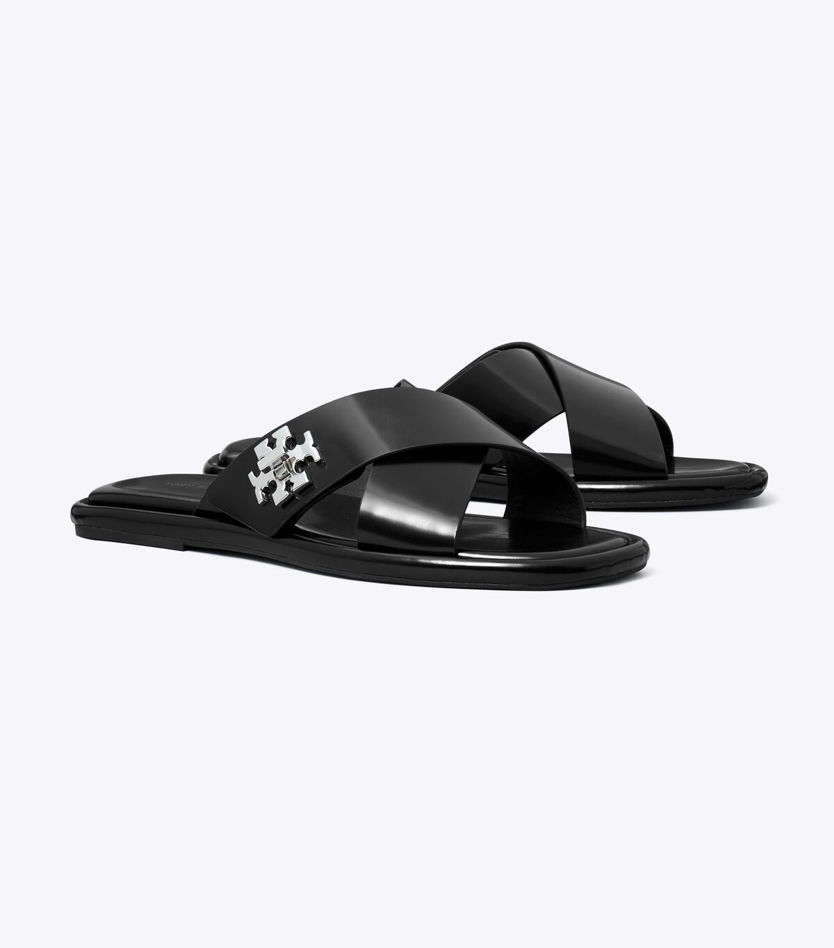 tory burch turnlock slide