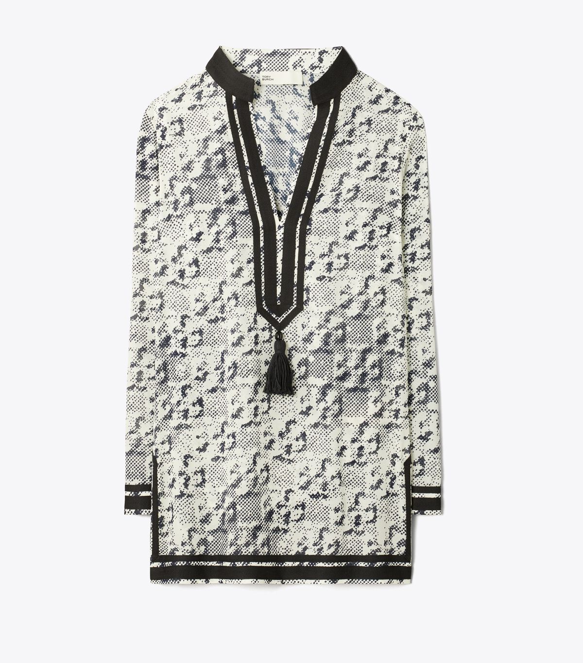 tory burch silk tory tunic