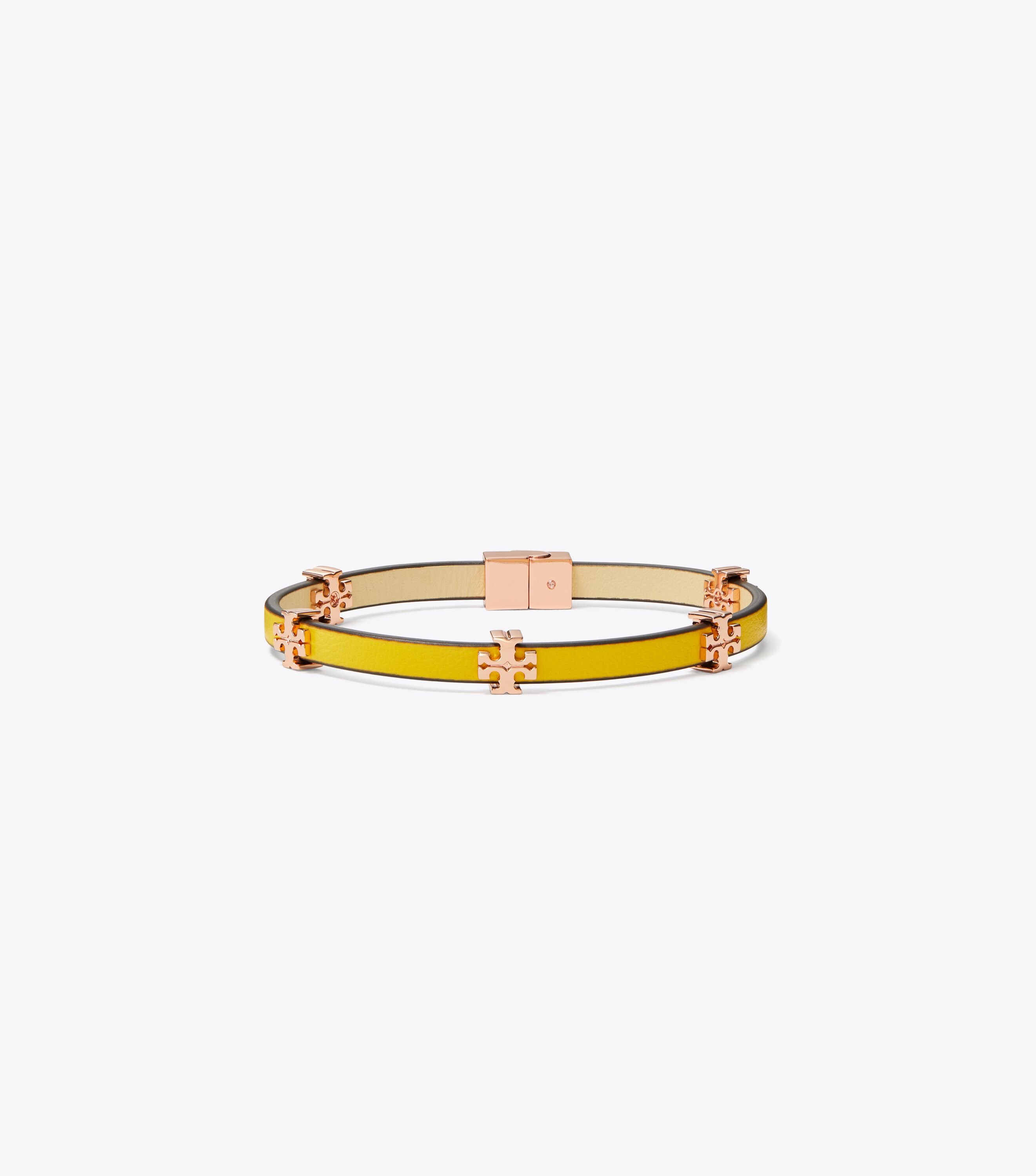 Tory burch cheap leather bracelet sale