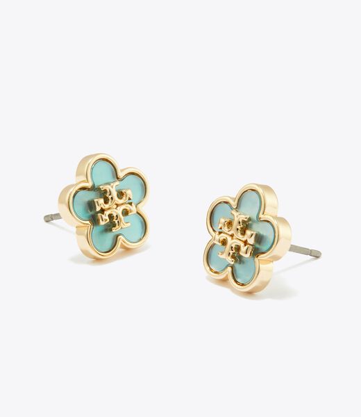 tory burch kira flower stud