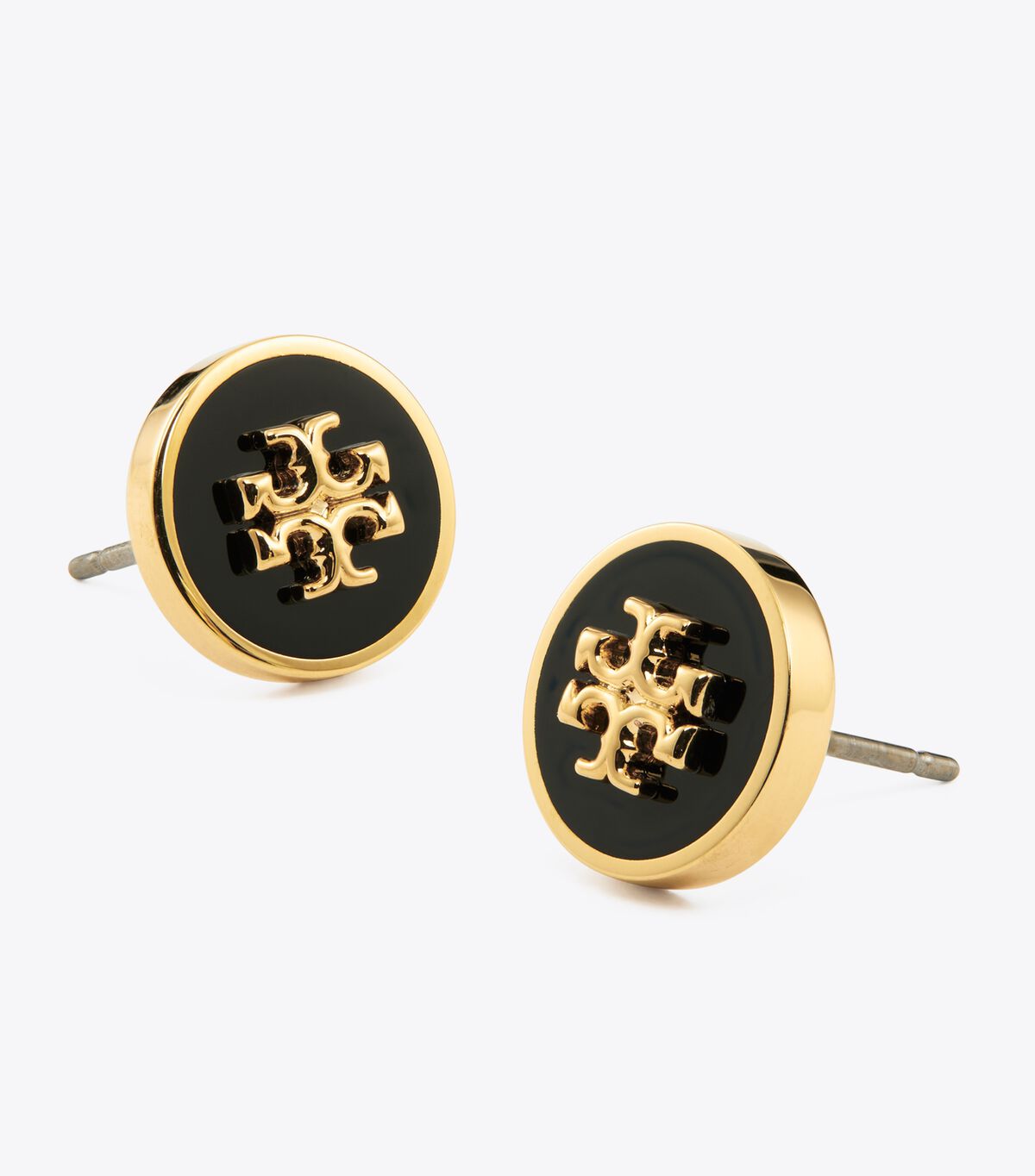tory burch kira enamel circle stud earring