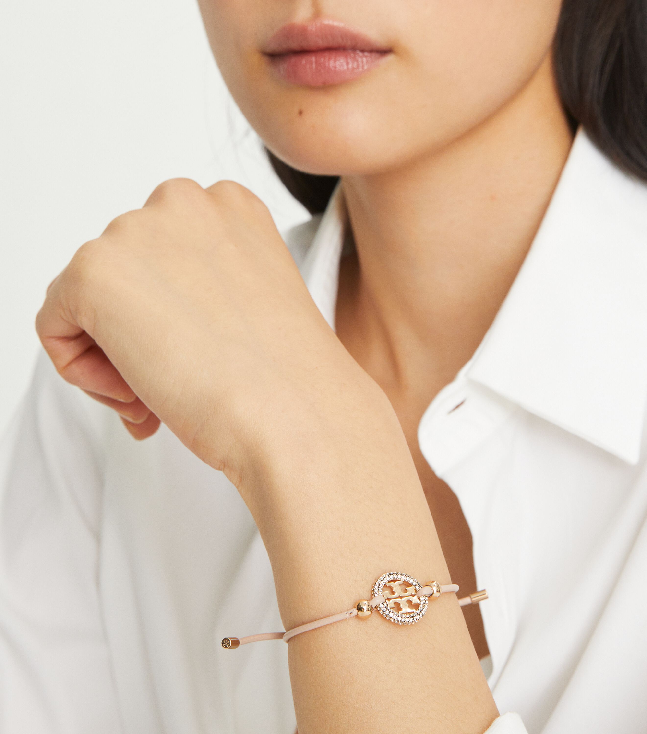 Tory burch bracelet best sale rose gold