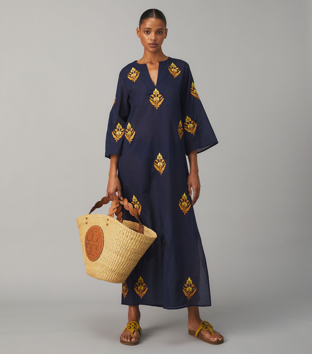 cotton voile caftan
