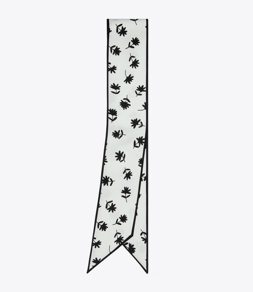 tory burch scattered daisy ribbon tie