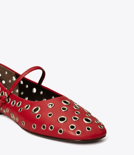 tory burch eyelet mary jane ballet