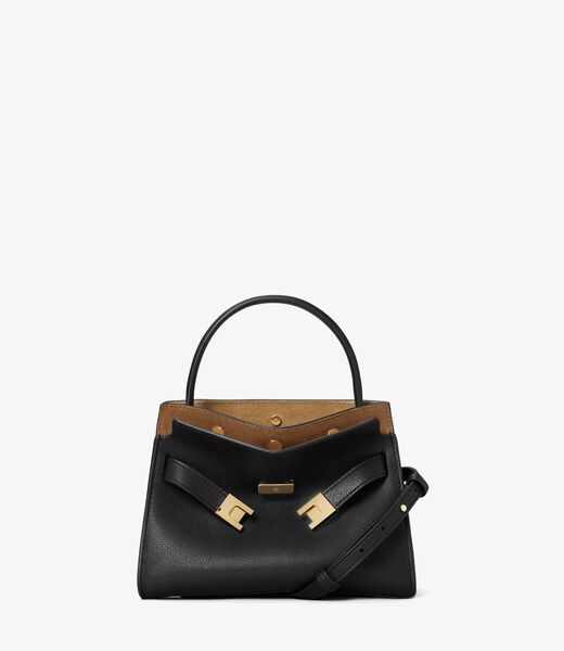 tory burch petite lee radziwill double bag