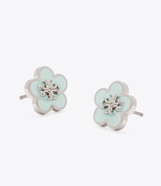 tory burch forget me not enamel stud earrings