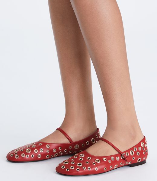 tory burch eyelet mary jane ballet