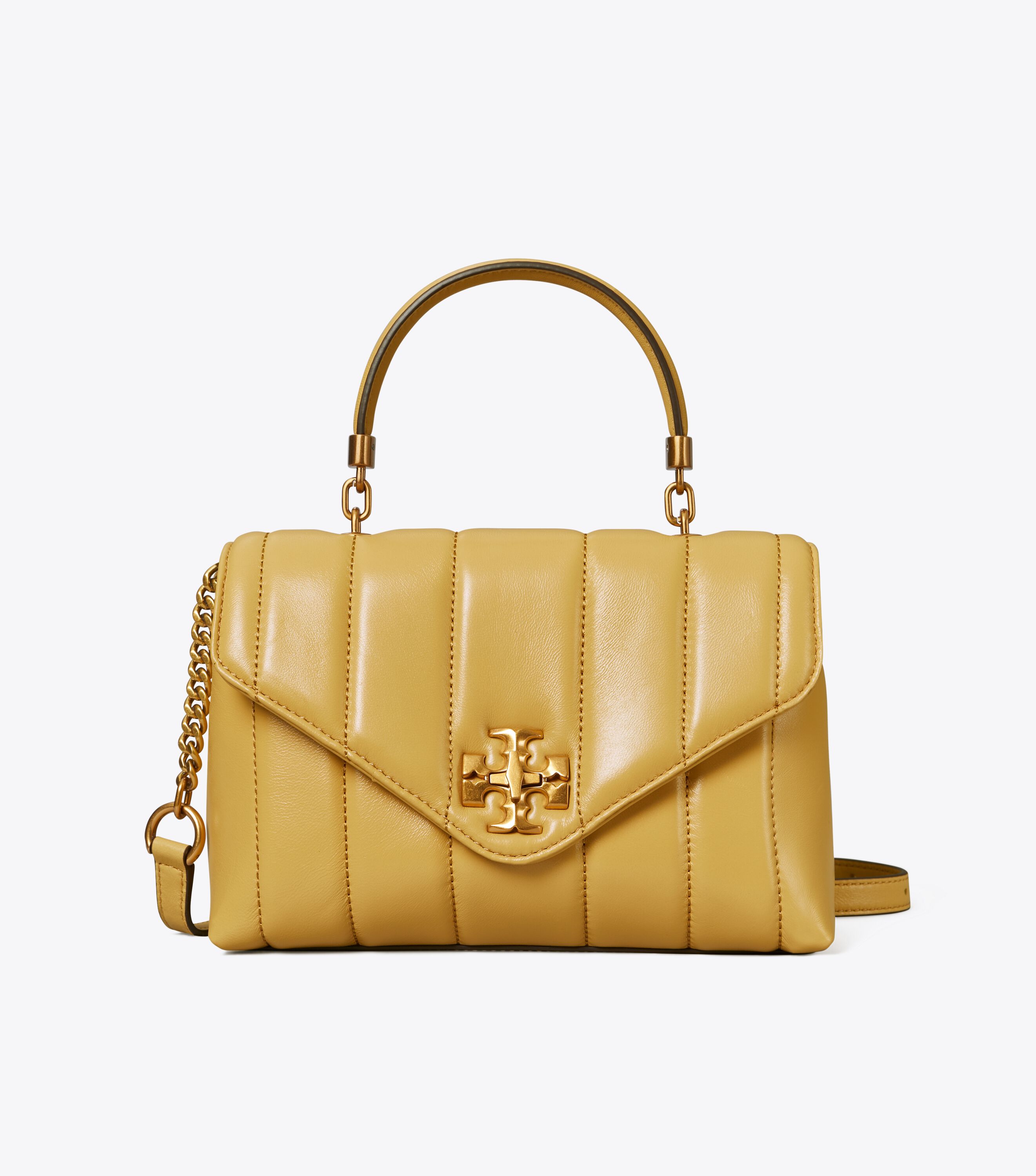 Small Kira Quilted Satchel, BEESWAX | Tory Burch UAE
