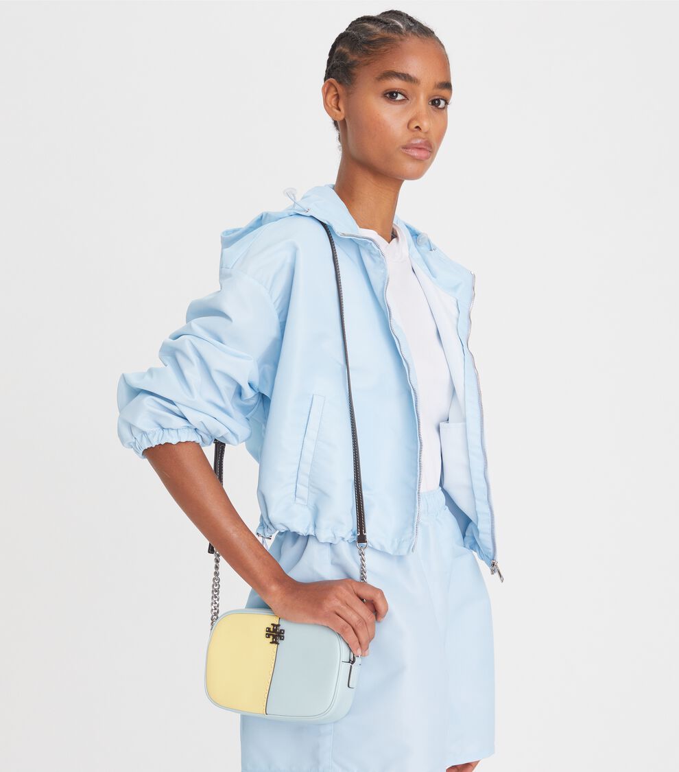 McGraw Color-Block Camera Bag, Sea Bubble Vintage Lemon Tory