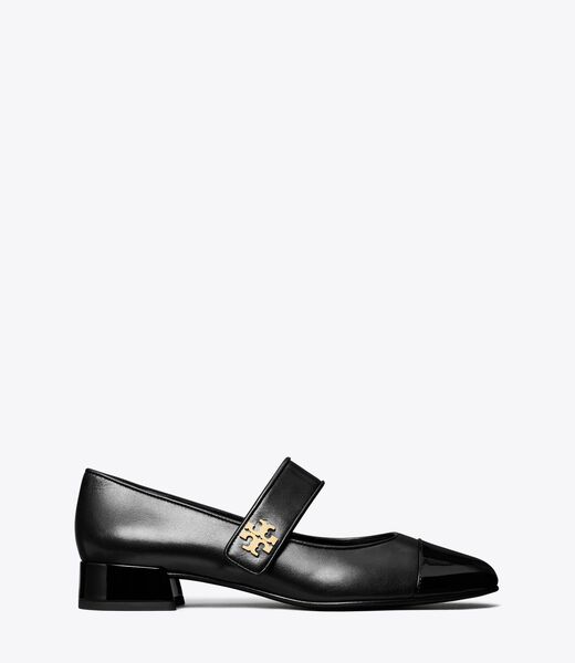 tory burch cap toe mary jane heeled ballet