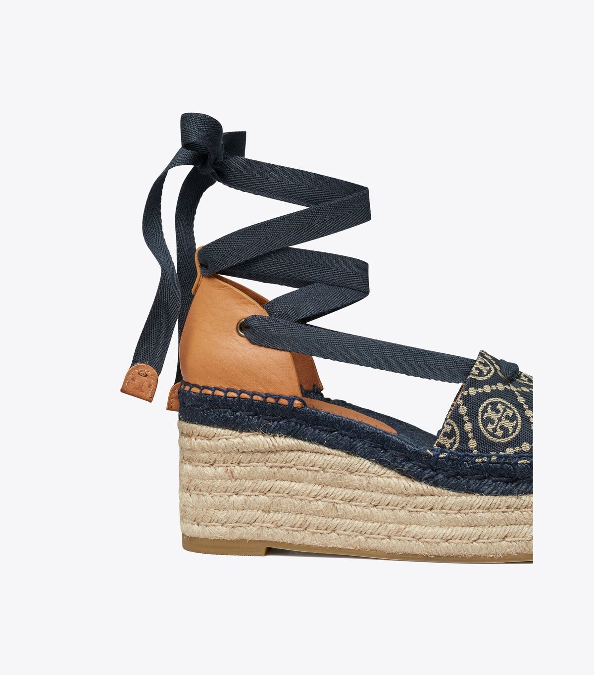 tory burch t monogram espadrille wedge
