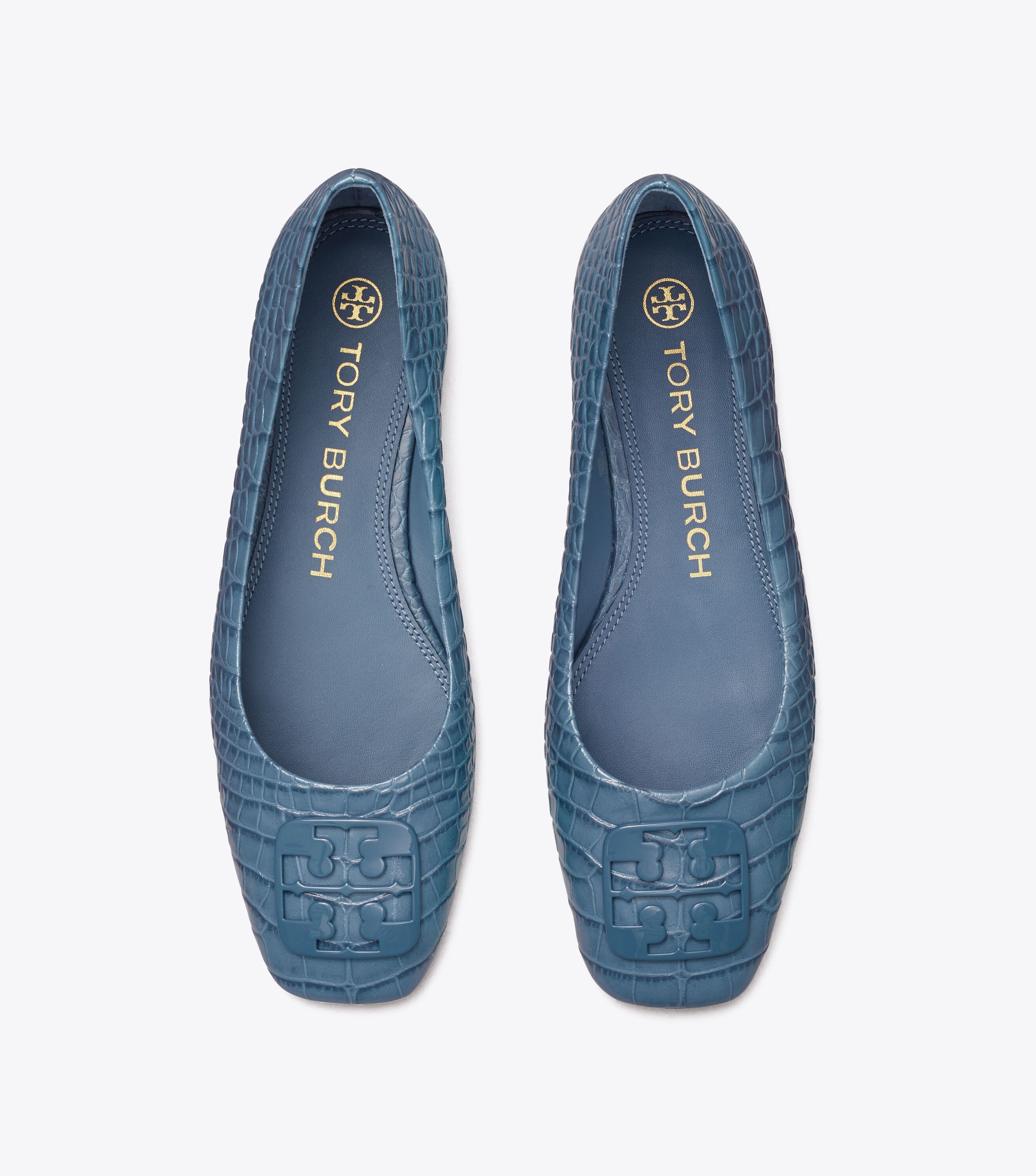 Georgia Ballet Flat, DENIM BLUE | Tory Burch UAE