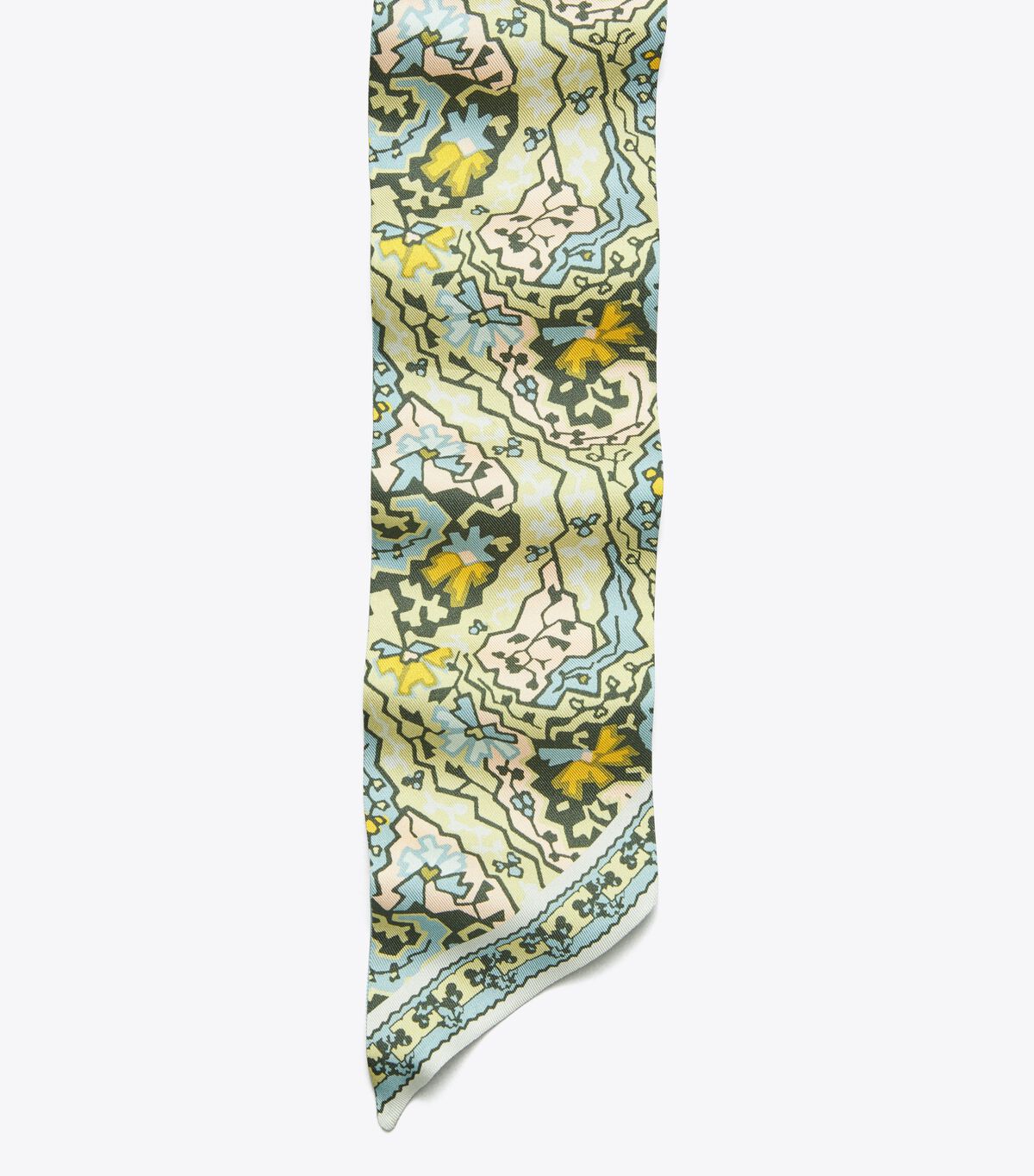 tory burch dream paisley silk ribbon tie