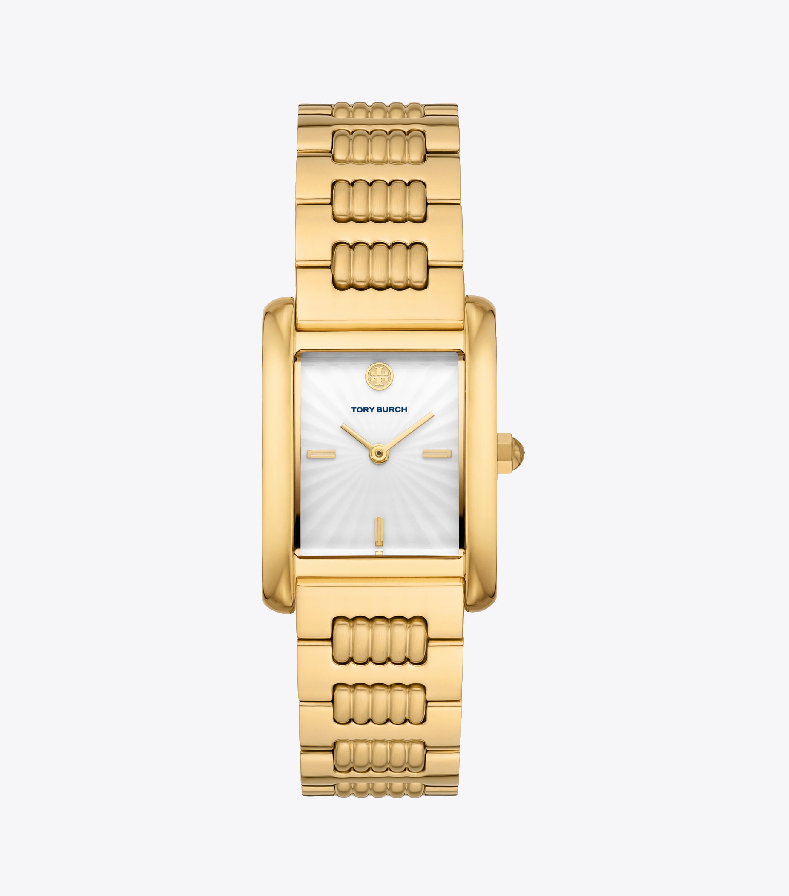 Gold tory burch watch hot sale