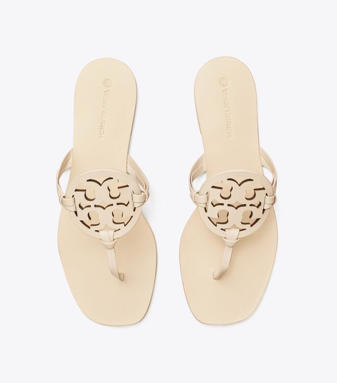 Miller Square-Toe Sandal, Leather | Shoes | Tory Burch